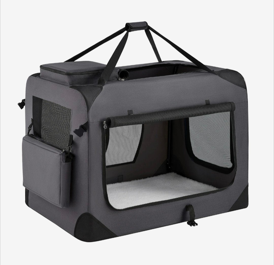 Foldable dog cage, Ophalen