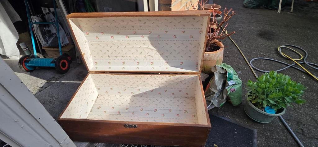 Houten kist, Huis en Inrichting, Woonaccessoires | Kisten, Ophalen