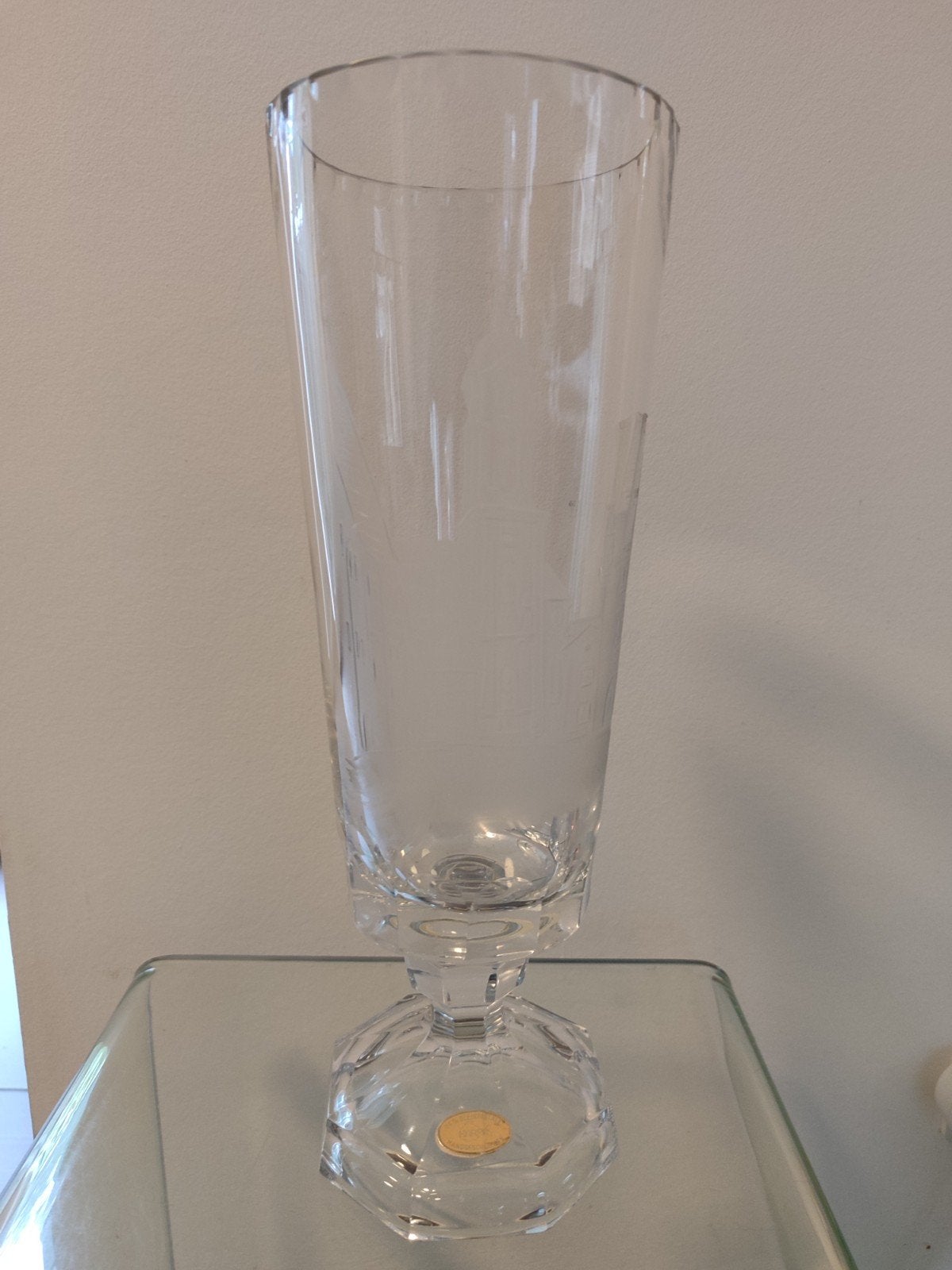 kristal vaas 40 cm kristallen Duitsland bleikristall KARPf, Huis en Inrichting, Verzenden