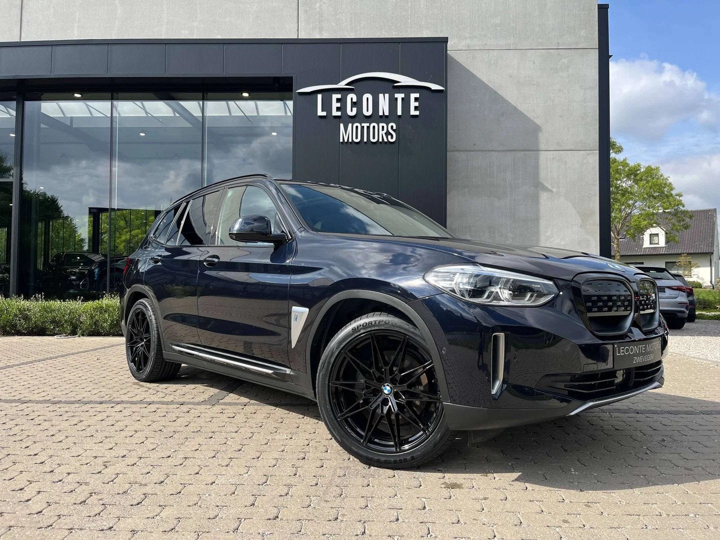 BMW iX3 iX3 74 kWh Panodak/Leder/Sportzetels/HUD/360'CAM/SOH, Automaat, Gebruikt, Blauw, Elektrisch
