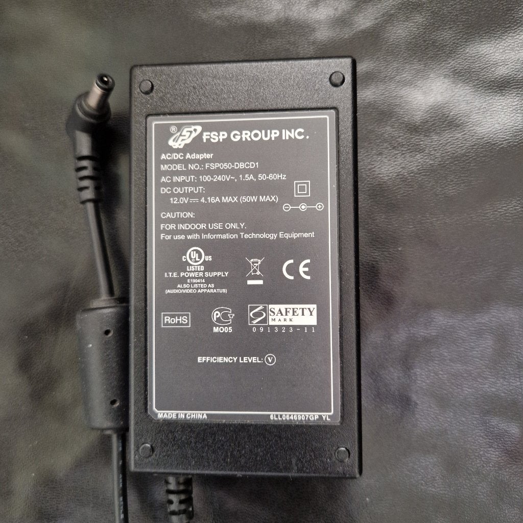 AC/DC Adapter - Output: 12.0V 4.16A, Ophalen, Gebruikt