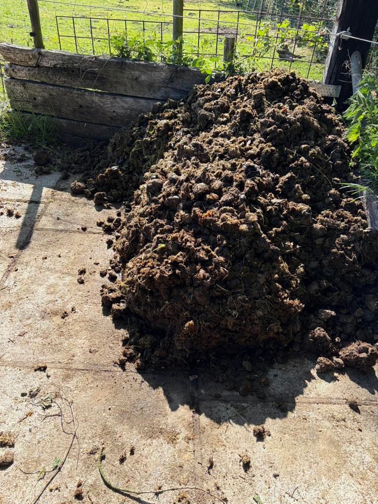 Gratis paardenmest, Ophalen, Mest
