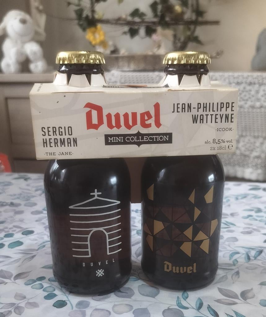DUVEL-flesjes Sergio Herman & Jean-Philippe Watteyne, Verzamelen, Ophalen of Verzenden, Flesje(s), Duvel