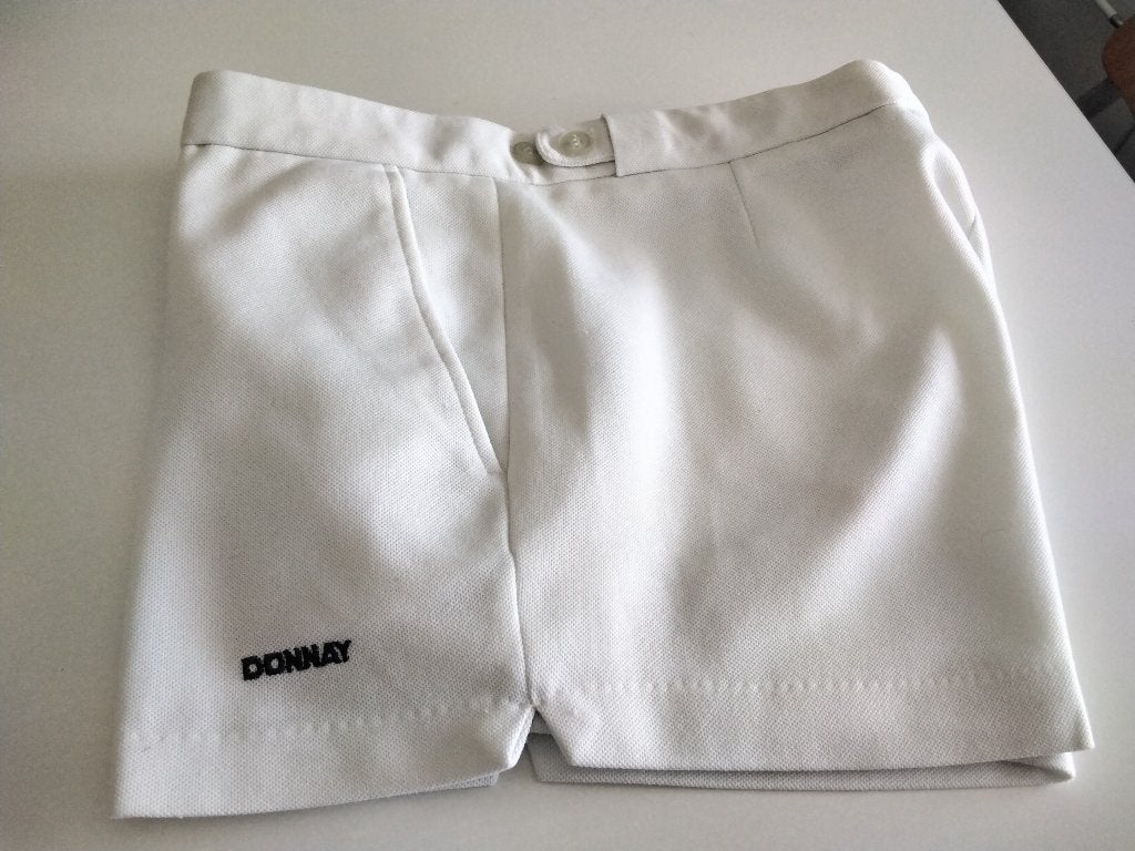 Short DONNAY blanc sport réglable hommes / T. M., DONNAY, Enlèvement ou Envoi, Sport de raquette, Porté