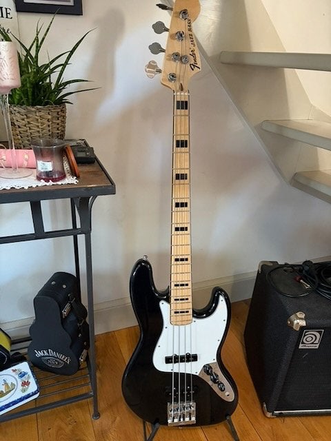 Fender Jazzbass 'Geddy Lee', Muziek en Instrumenten, Snaarinstrumenten | Gitaren | Bas, Ophalen, Zo goed als nieuw, Elektrisch