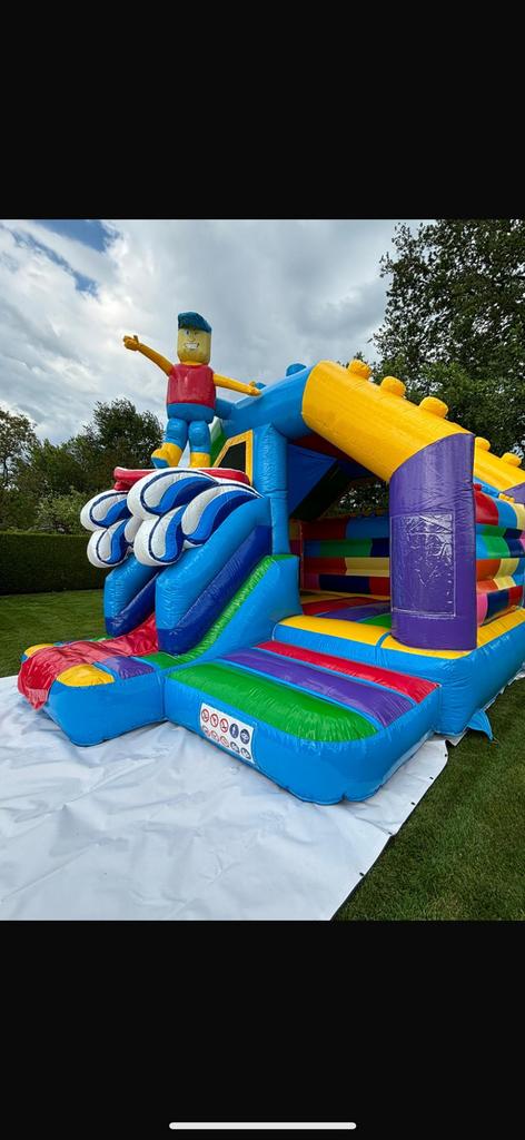 Springkasteel te huur, Enfants & Bébés, Jouets | Extérieur | Coussins gonflables, Enlèvement, Comme neuf