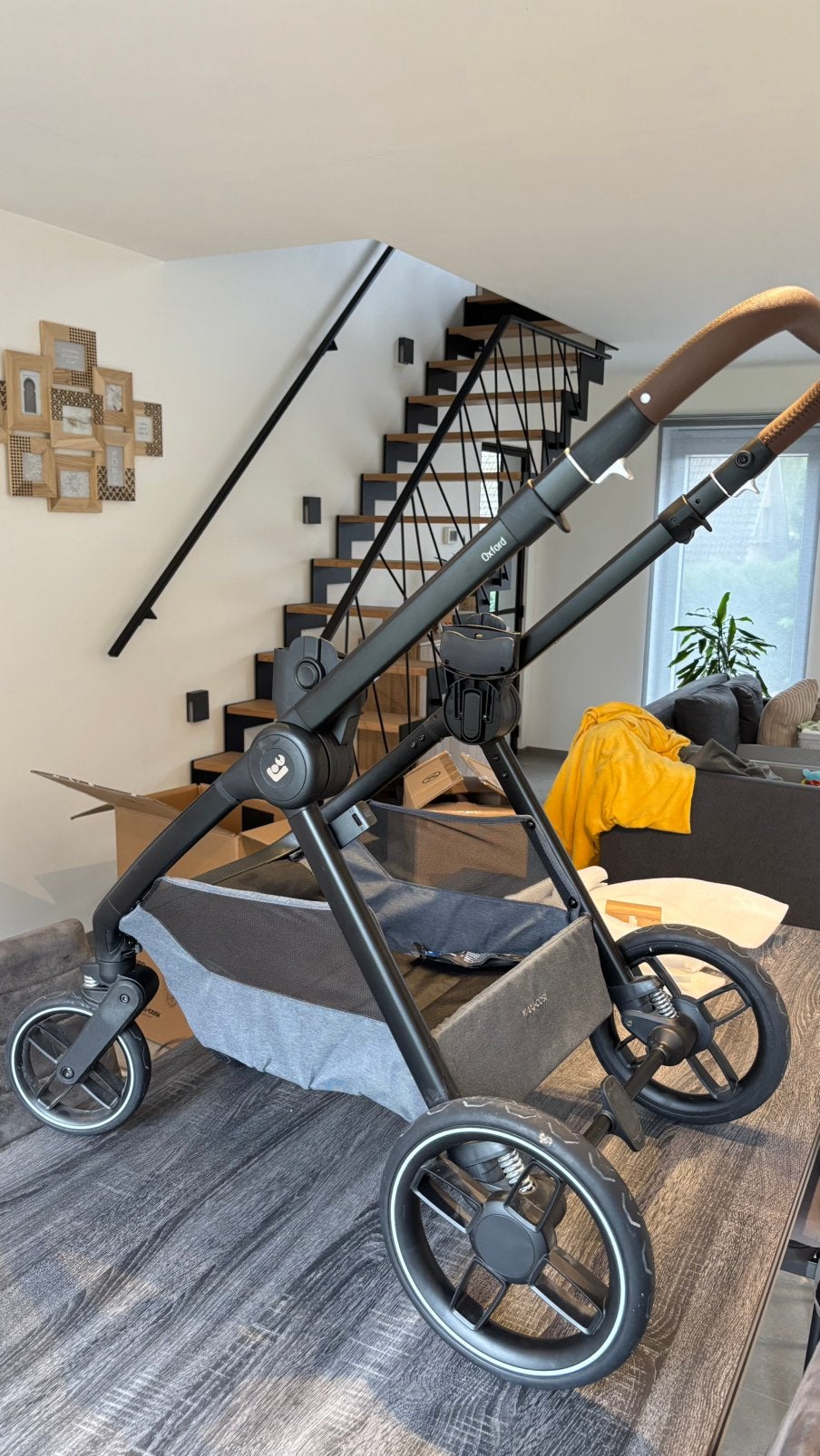 Complet maxi cosi Oxford, Comme neuf, Enlèvement, Poussette, Voiture duo