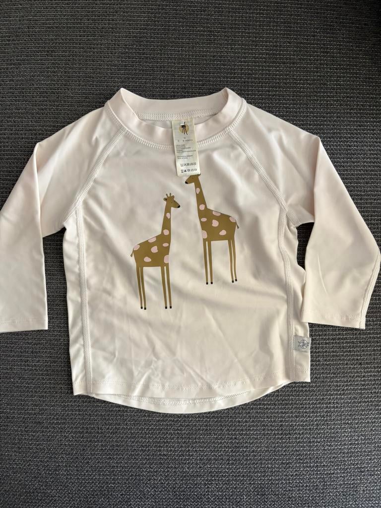 Lassig UV T-shirt lange mouwen giraffe maat 86, Kinderen en Baby's, Babykleding | Baby-zwemkleding, Nieuw, Overig, Maat 86, Jongetje of Meisje