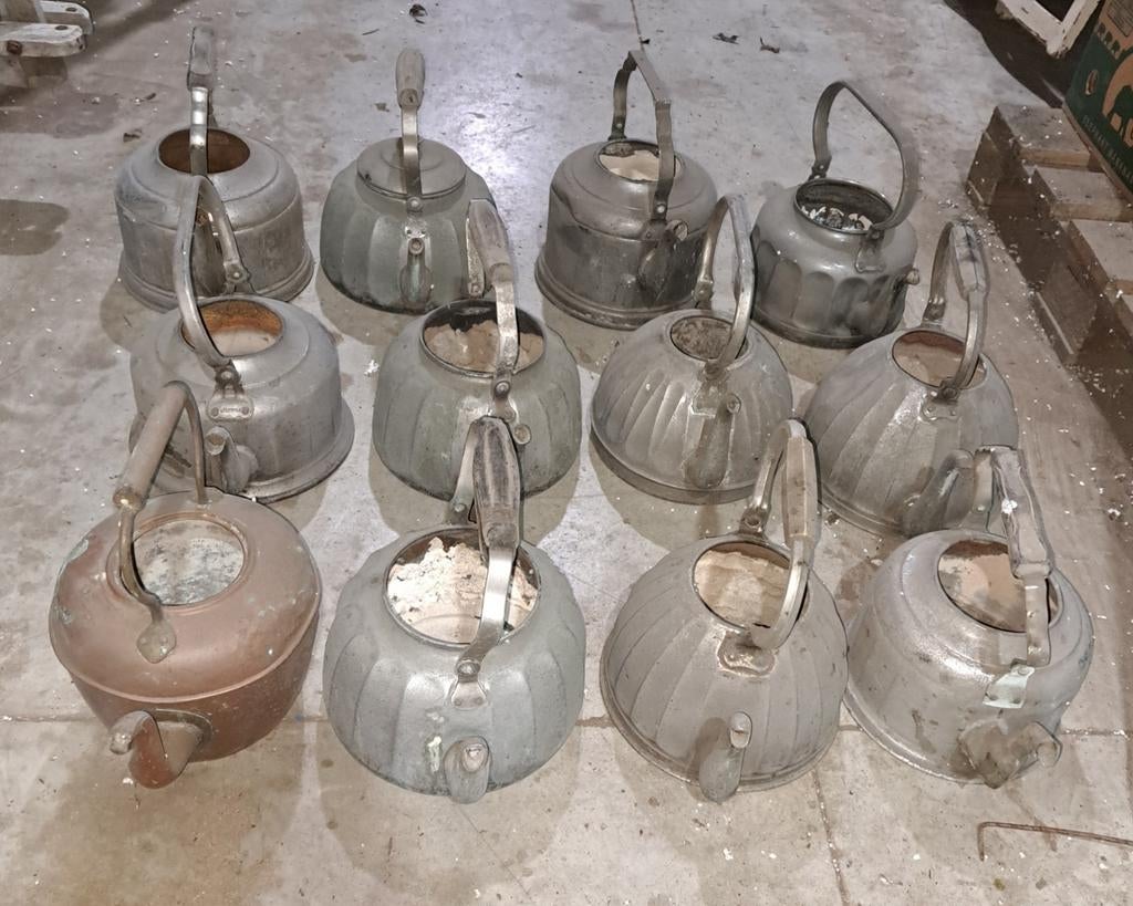 Waterketels antieke koffiepotten decoratie, Ophalen