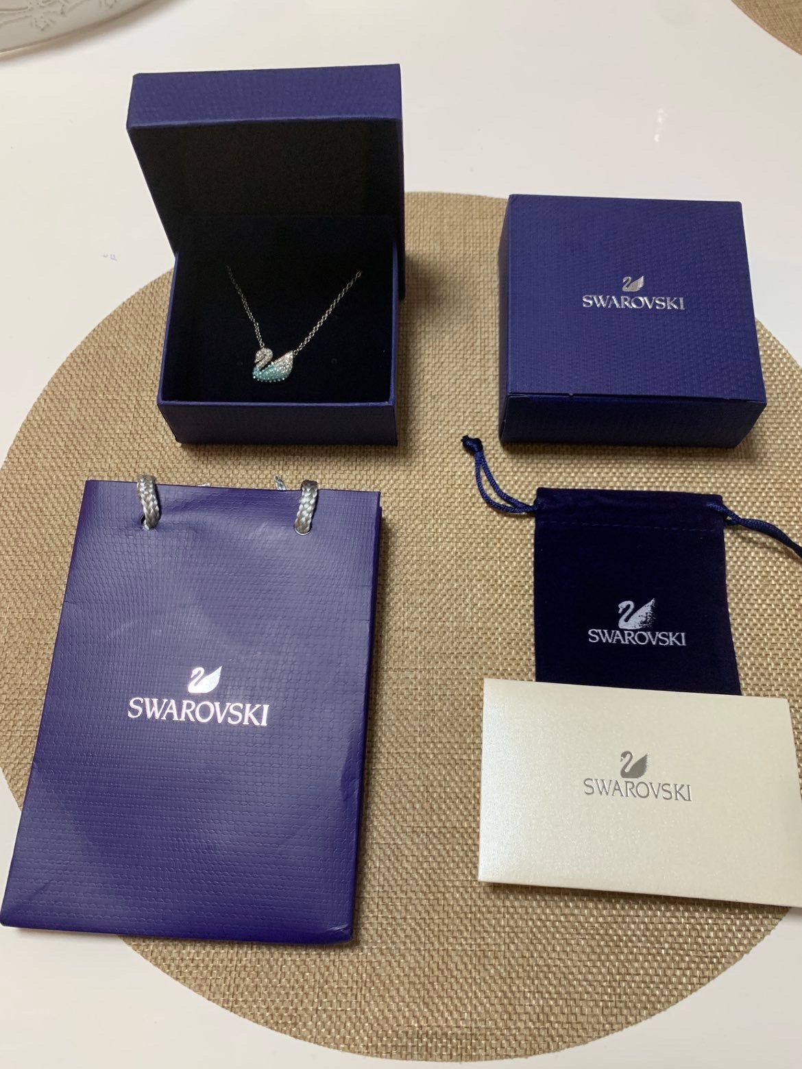 Swarovski ketting zwaan NIEUW, Collections, Enlèvement ou Envoi, Comme neuf