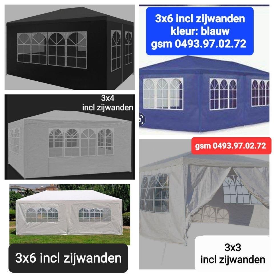 nieuwe partytenten incl  zijwanden, Tuin en Terras, Partytenten, Ophalen, Nieuw, Partytent
