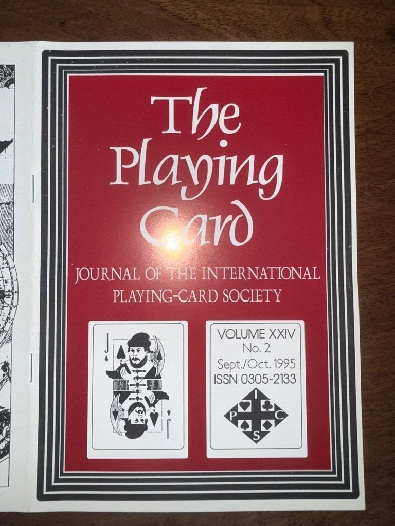 Tijdschrift The Playing Card Vol. XXIV nr. 2 1995 IPCS, Verzamelen, Ophalen of Verzenden, 1980 tot heden, Tijdschrift
