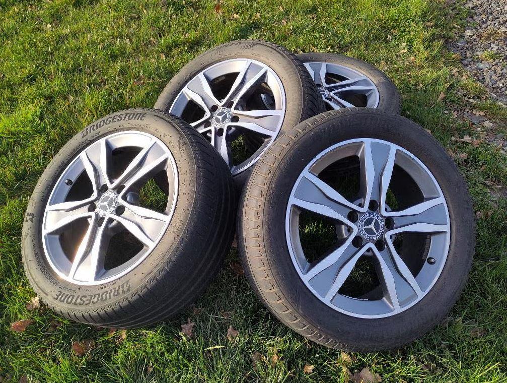 Jante Mercedes 17" + pneux été, Ophalen, Gebruikt, Banden en Velgen, 17 inch