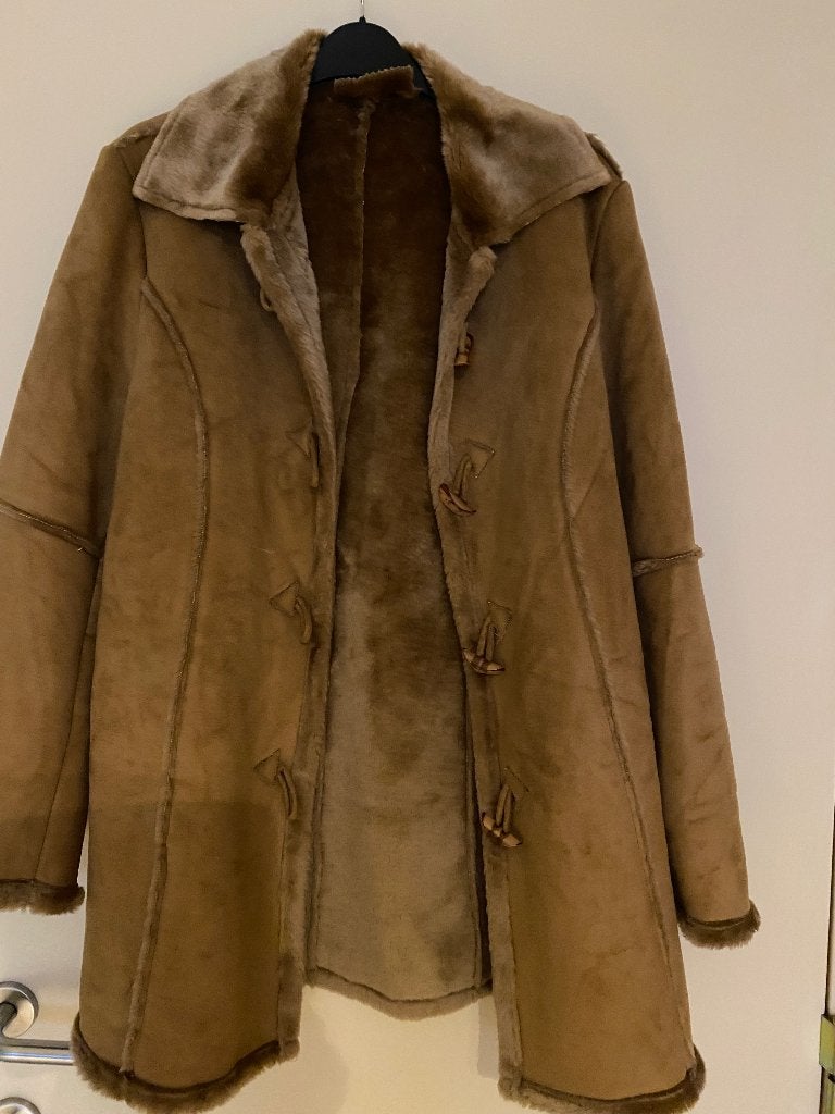 WINTERJAS, Ophalen, Zo goed als nieuw, Maat 38/40 (M), Beige