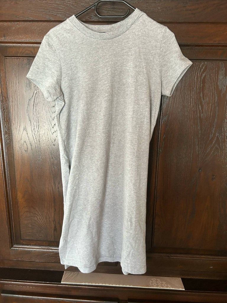 T-shirt gris long, Ophalen, Esmara, Zo goed als nieuw, Korte mouw