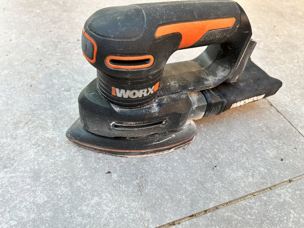 Worx WX822.9 Deltaschuurmachine - 20V - 92 mm (zonder accu), Enlèvement, Utilisé