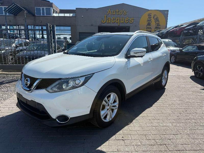 NISSAN QASHQAI 1.2 DIG-T TEKNA BENZINE 04/15, Auto's, Nissan, Automaat, Wit, Bedrijf, Qashqai