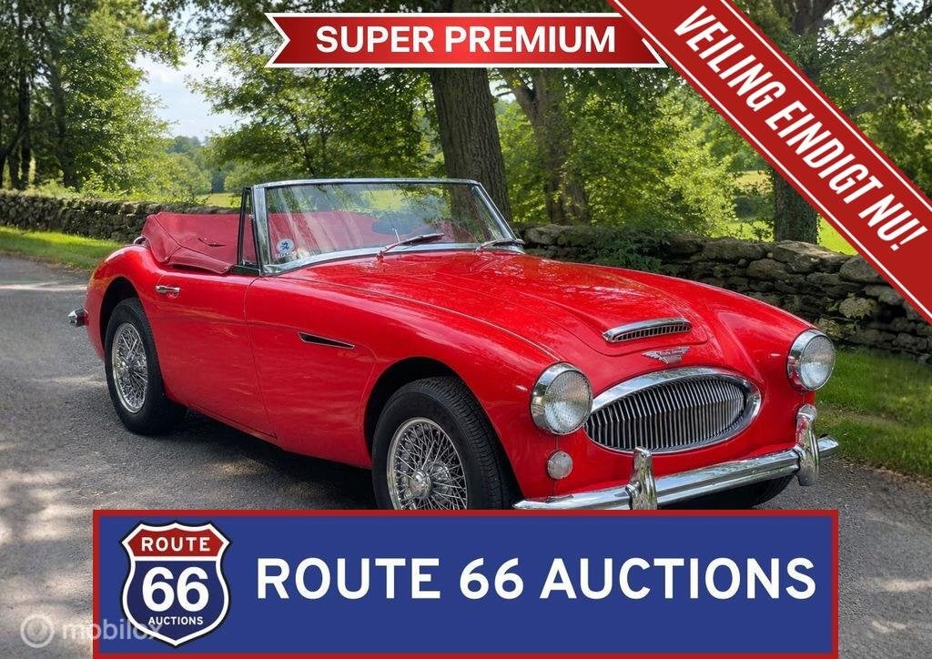 Austin Healey 3000 MK3 | 1966 | Route 66 Auctions, Entreprise, Boîte manuelle, Autre carrosserie, Essence