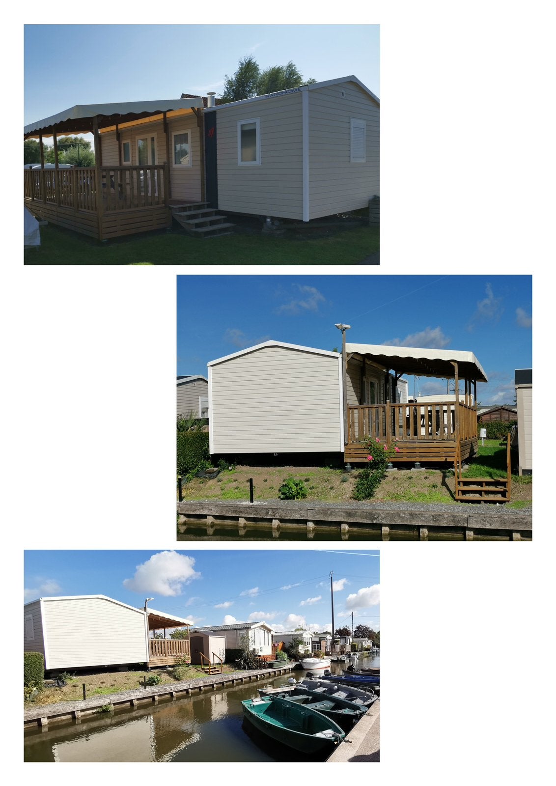 Mobilhome, Lac ou rivière, Village