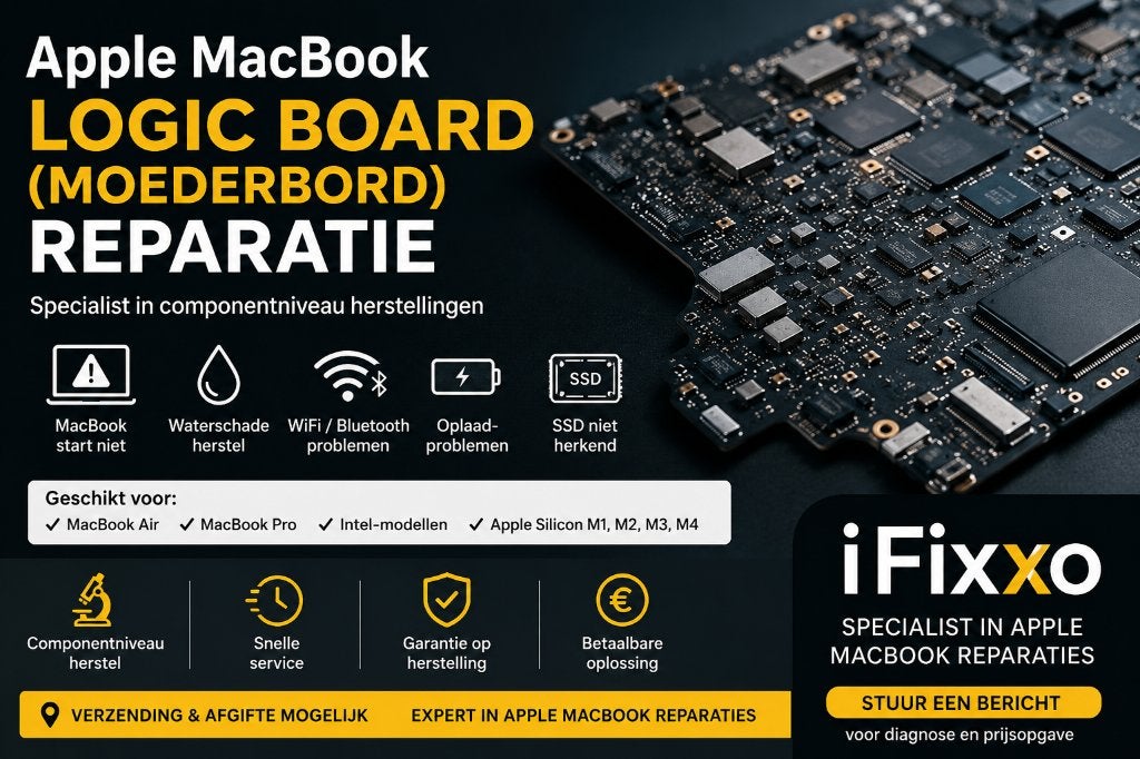 Apple MacBook Logic Board (Moederbord) Reparatie, Computers en Software, Apple Macbooks, Ophalen, Nieuw, MacBook