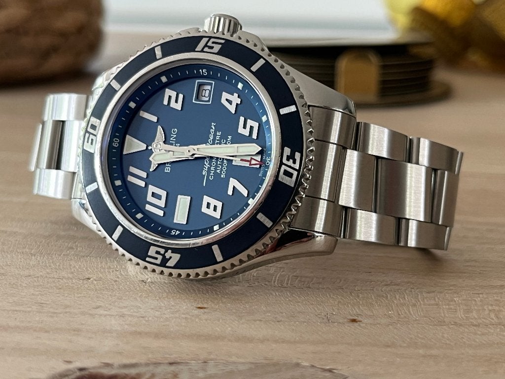 Breitling Superocean 42 Édition limitée, Montre-bracelet, Enlèvement ou Envoi, Breitling, Acier