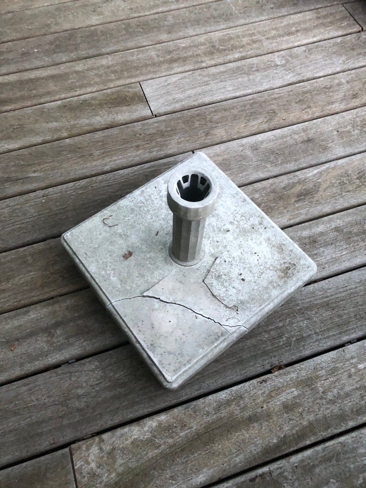 Heel zware parasolvoet, Tuin en Terras, Ophalen, Zo goed als nieuw, Parasolvoet