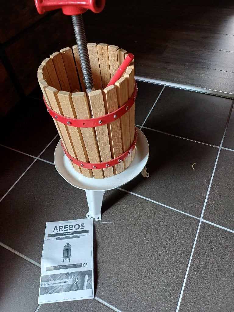 Fruitperser 5l manueel ongebruikt, Ophalen, Nieuw, Handmatig, Sapcentrifuge