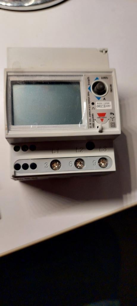 3 fasige energiemeter, Ophalen, Gebruikt, Elektriciteit