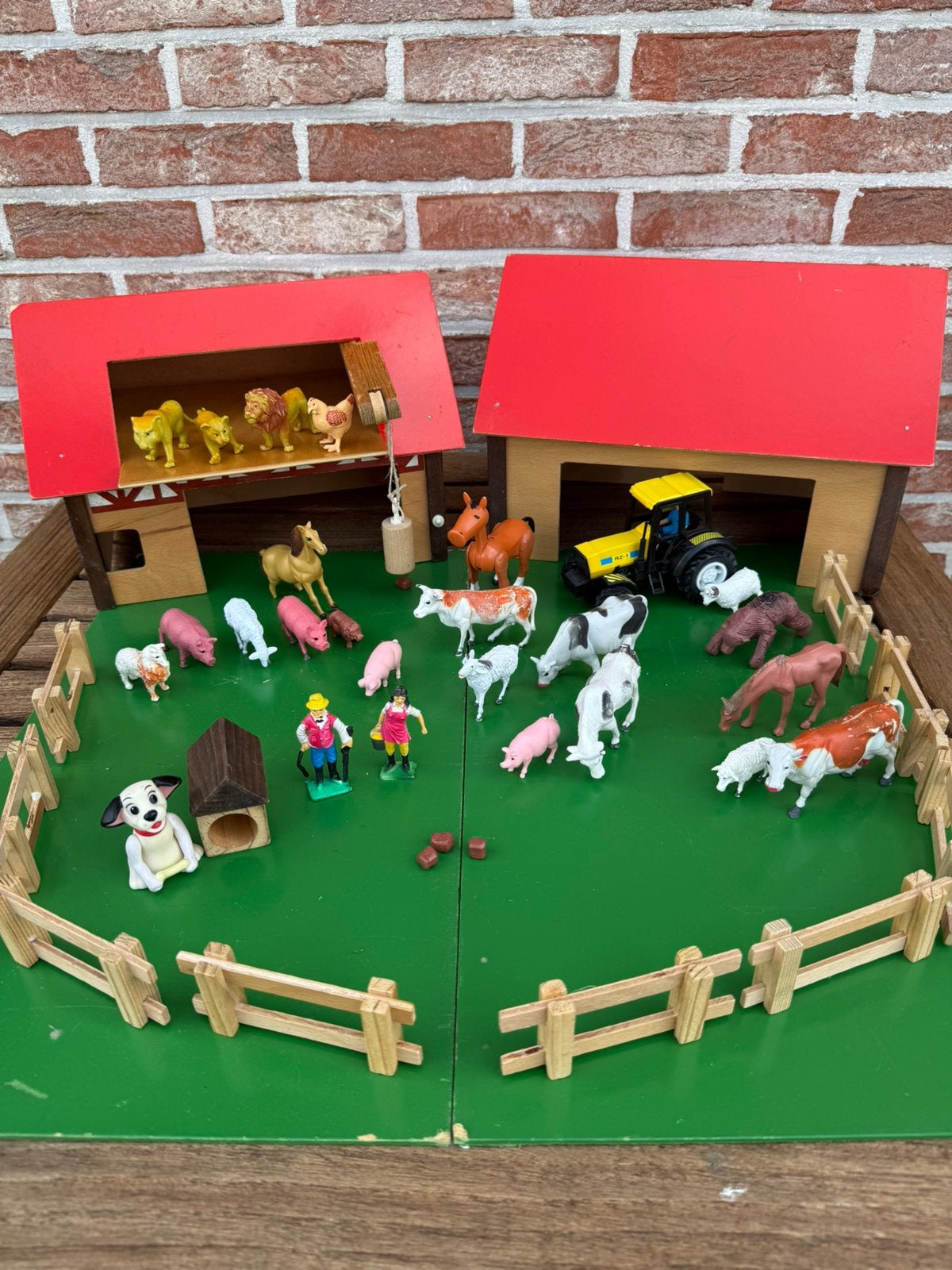 Speelgoudboerderij, Kinderen en Baby's, Speelgoed | Houten speelgoed, Ophalen of Verzenden, Gebruikt