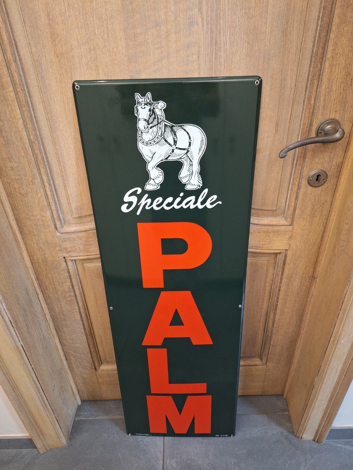 emaille bord Palm (Emaillerie Belge), Enlèvement ou Envoi