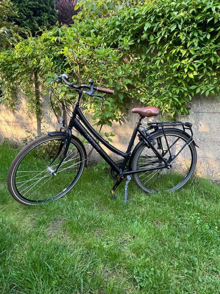 Norta Catch Zwart/bruin Dames, Fietsen en Brommers, Fietsen | Dames | Damesfietsen, Gebruikt, Overige merken, (Extra) lage instap