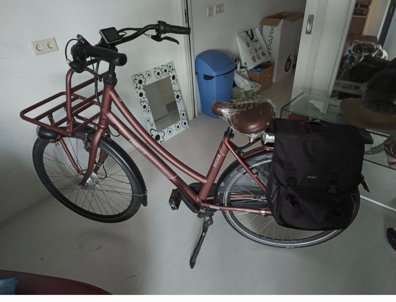 Bronx Elektrische Omafiets incl, lader, accu & display, Ophalen, 47 tot 50 cm, Versnellingen, Zo goed als nieuw