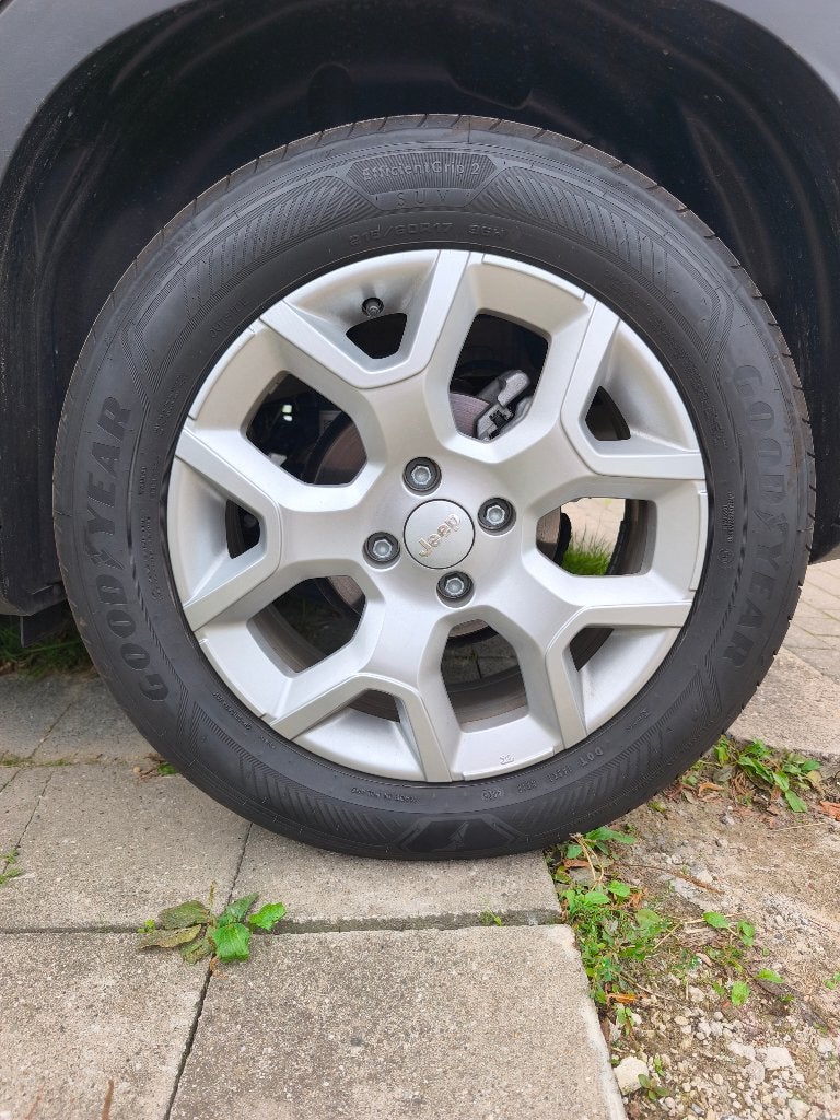 4 roues complètes d’origine Jeep Avenger 17" – 599 €, Neuf, Pneus et Jantes, 215 mm, Pneus été