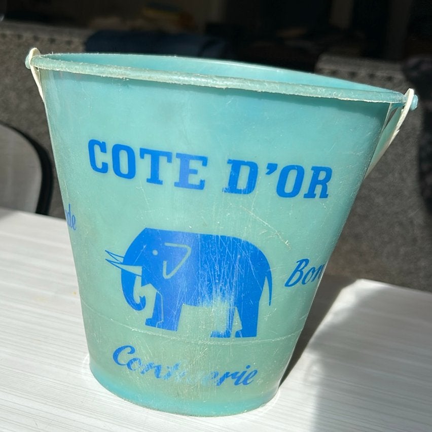 Oude Côte d'Or Strandemmer Blauw Collectie Jaren 70, Verzamelen, Ophalen, Gebruikt