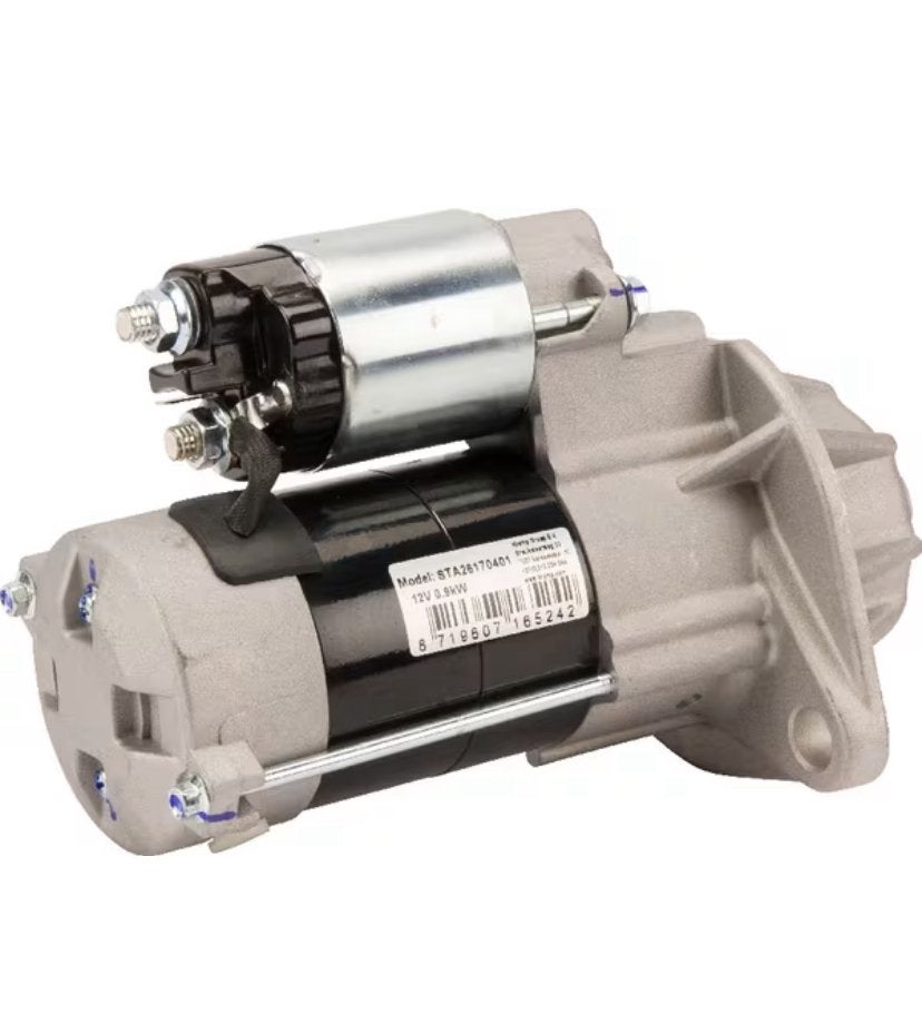 Startmotor kubota, Ophalen
