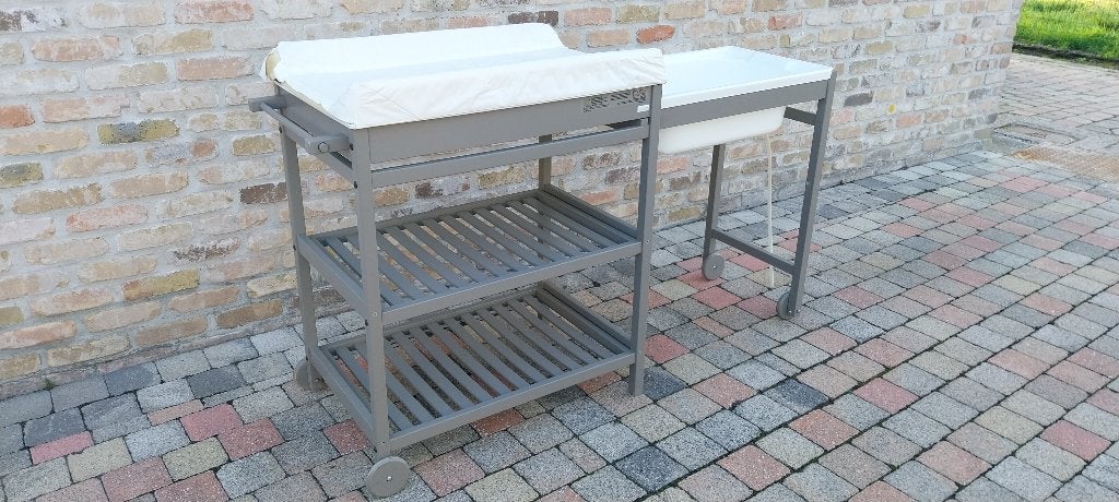 kinder verzorgingstafel Quax met badje en meubel, Enlèvement, Utilisé, Baignoire, Standard
