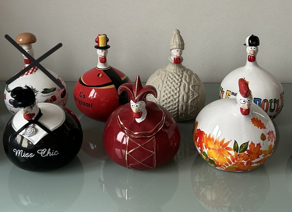Grandes poules décoratives J-Line, Collections, Enlèvement ou Envoi, Comme neuf