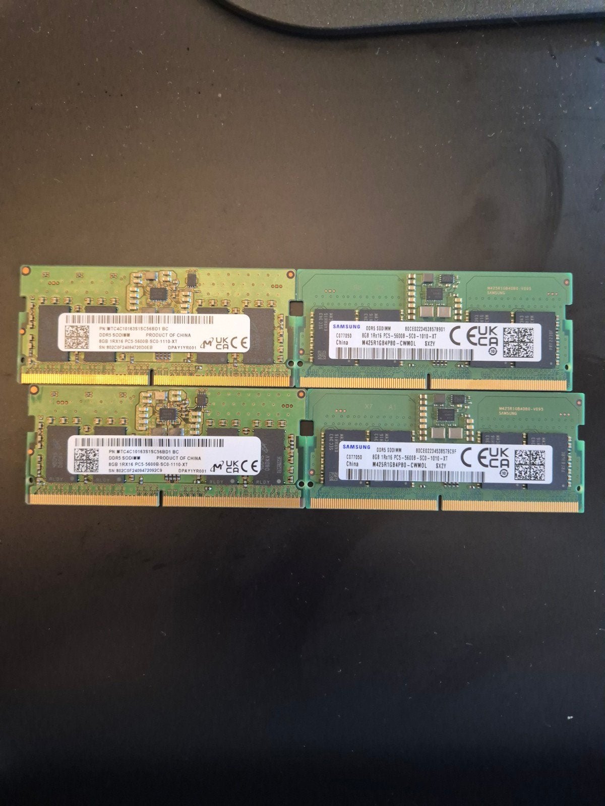 4x8GB DDR5 - 5600Mhz - SODIMM, Computers en Software, RAM geheugen, DDR5