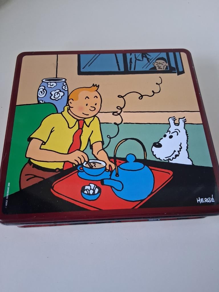 Blikken doos Kuifje, Verzamelen, Ophalen of Verzenden