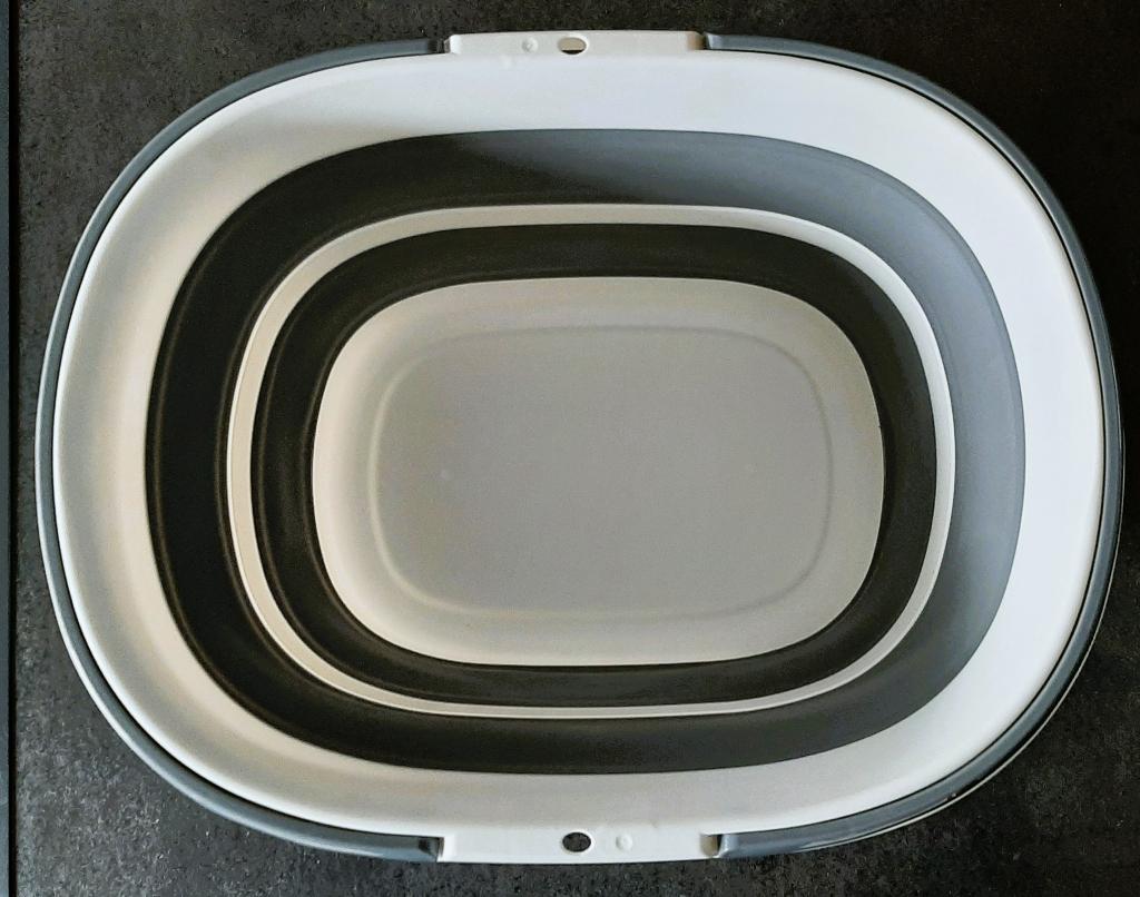 Te koop: Nieuw! Opvouwbare emmer of mand., Huis en Inrichting, Keuken | Tupperware, Nieuw, Overige typen, Wit, Ophalen
