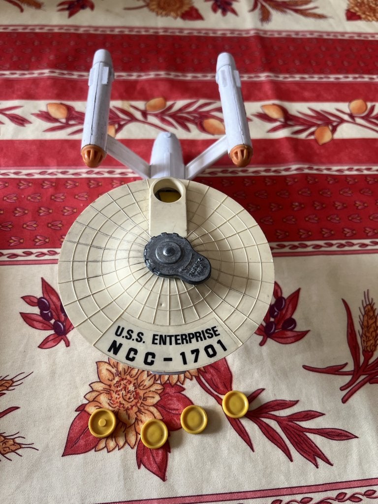 Star Trek U.S.S. Enterprise  — Dinky Toys (Réf. 358 - 1976), Envoi, Utilisé, TV