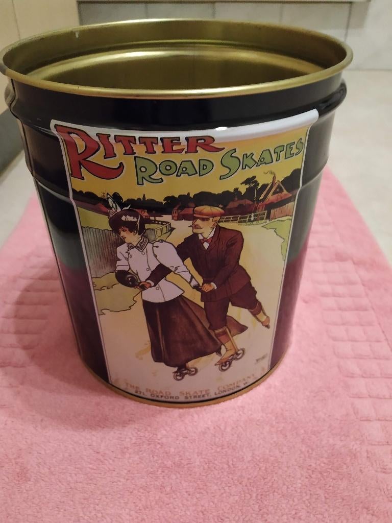 nieuw blikken papier vuilbakje, Enlèvement ou Envoi, Neuf