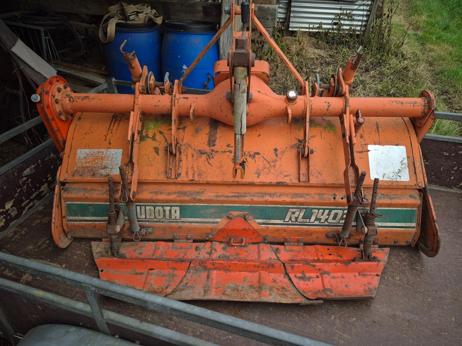 frees kubota RL1403, Ophalen, Grondbewerking