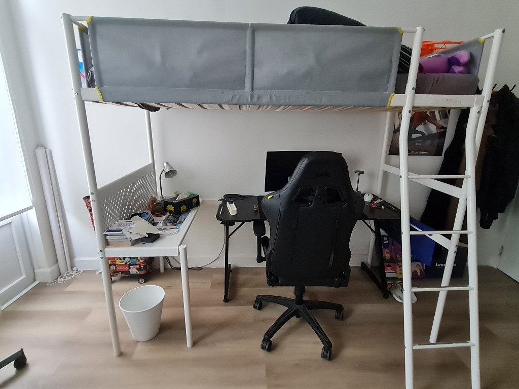 Lit bureau, Ophalen, Gebruikt, Hoogslaper