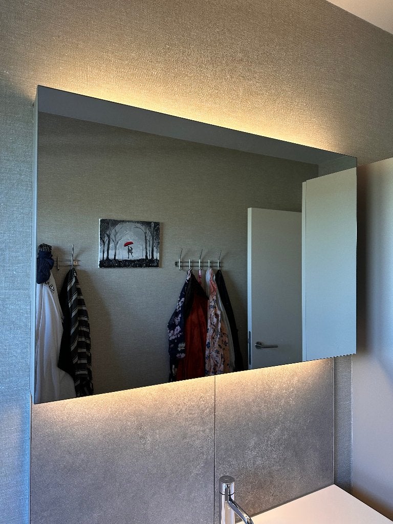 Badkamerspiegel, Maison & Meubles, Armoire à miroir, Moins de 100 cm, Comme neuf, Enlèvement
