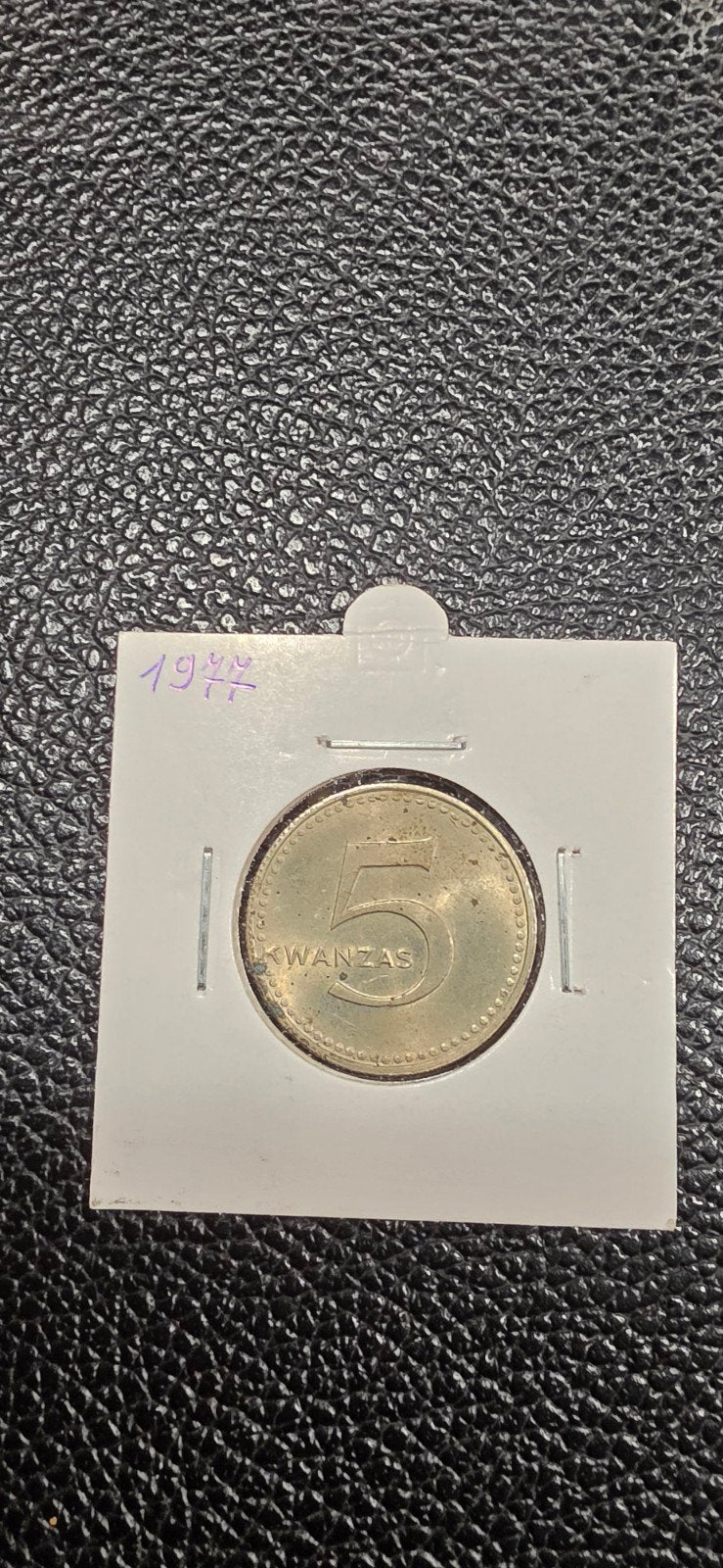 Angola 5 kwanza 1977, Postzegels en Munten, Ophalen of Verzenden
