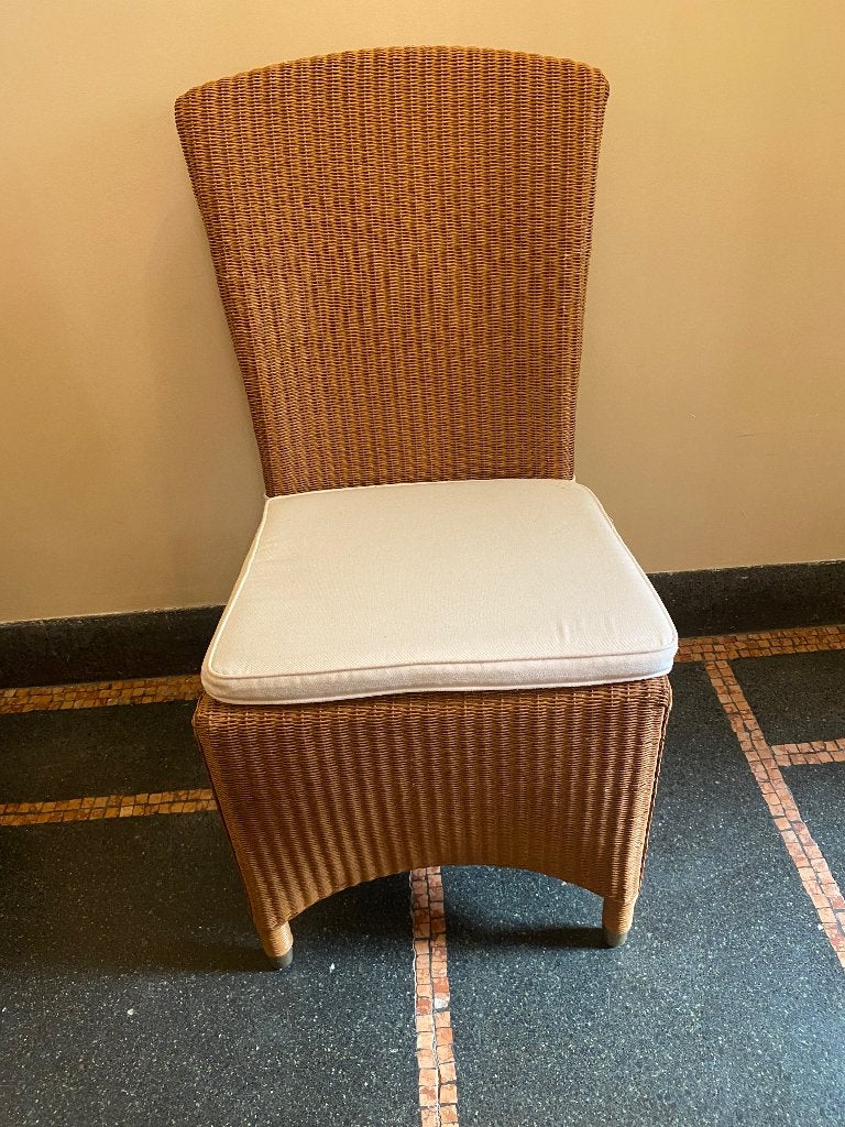 2 chaises en rotin avec coussins, Maison & Meubles, Chaises, Osier ou Rotin, Deux, Enlèvement, Utilisé