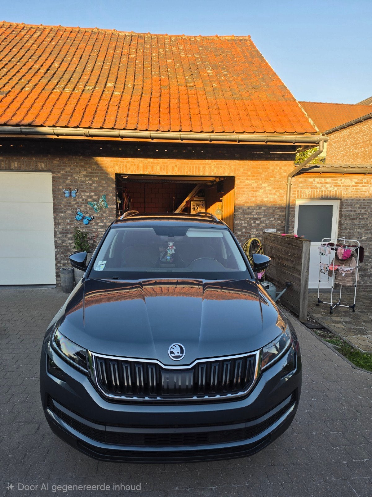 mooie onderhouden skoda kodiaq 2.0 150pk diesel adebblau r, Autos, Achat, Sièges chauffants, 1968 cm³, Autres couleurs