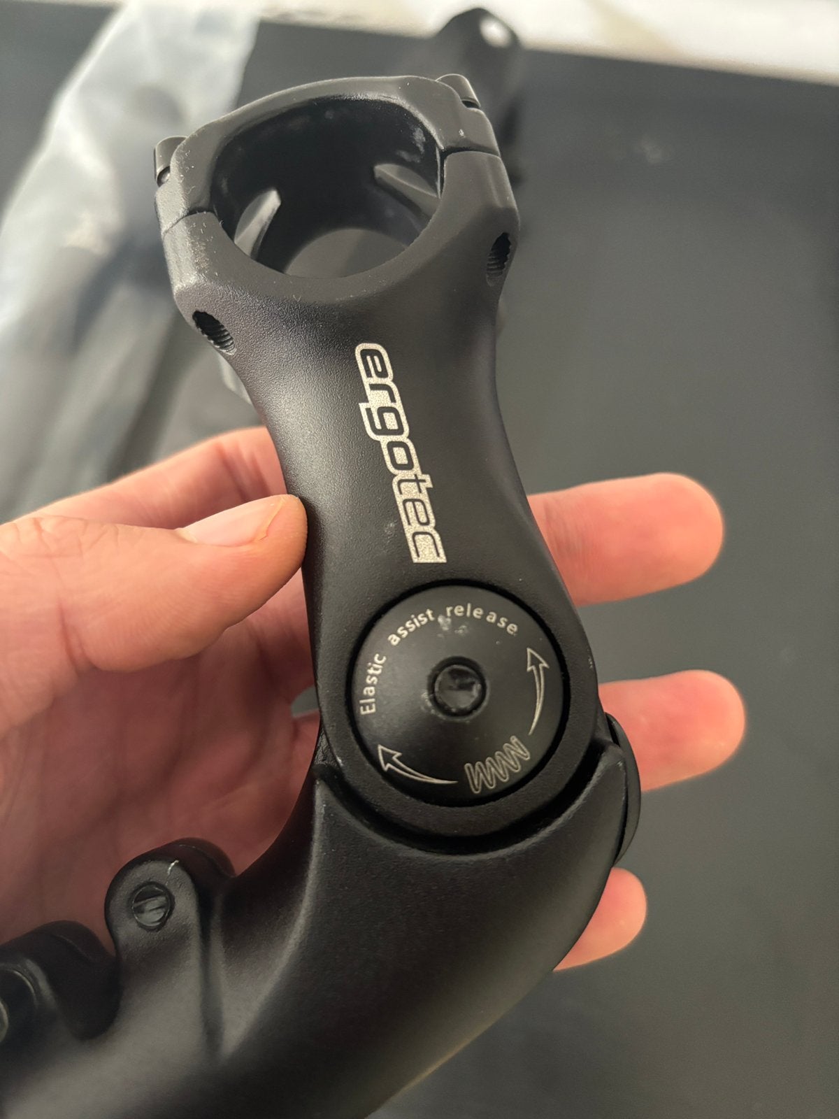 Potence ergotec 4 pour velo, Vélos & Vélomoteurs, Enlèvement ou Envoi, Comme neuf