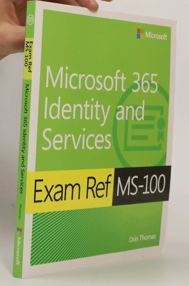 Microsoft 365 Identity and Services (référence MS-100), Enlèvement ou Envoi, Comme neuf